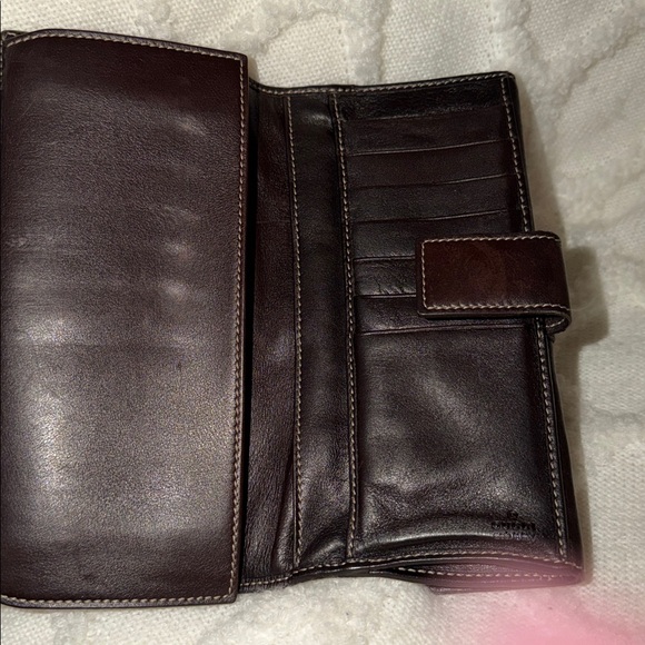 ⭐️Vintage Gucci Horse-bit Canvas Bamboo D-Ring Wallet⭐️ - Picture 9 of 13